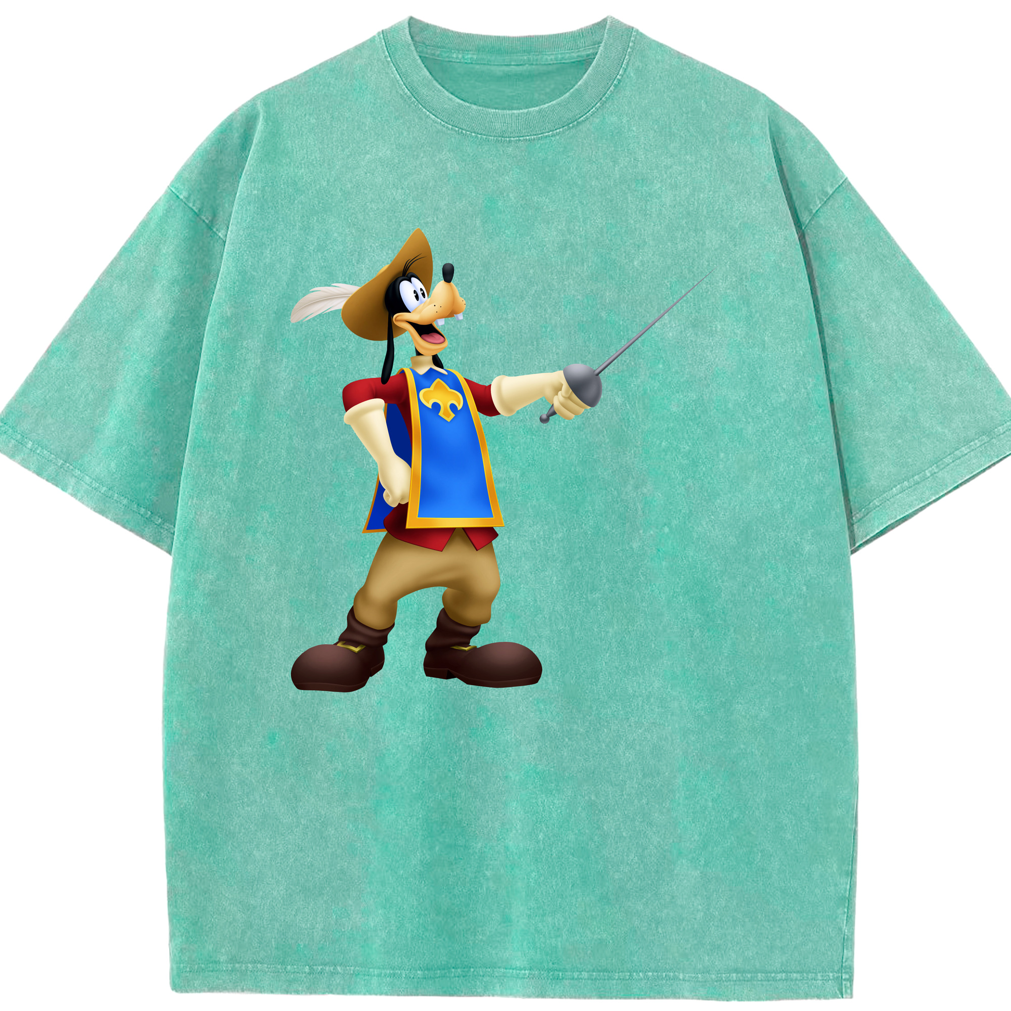 （画像用） ミッキーマウス Mickey Mouse 綿100% ヴィンテージ風 半袖Tシャツ（フロントプリント）